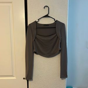 grey-ish long sleeve shirt! (size large)